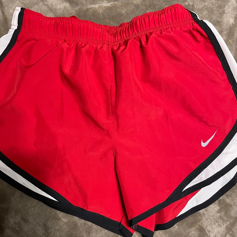 Red Nike NWT running shorts